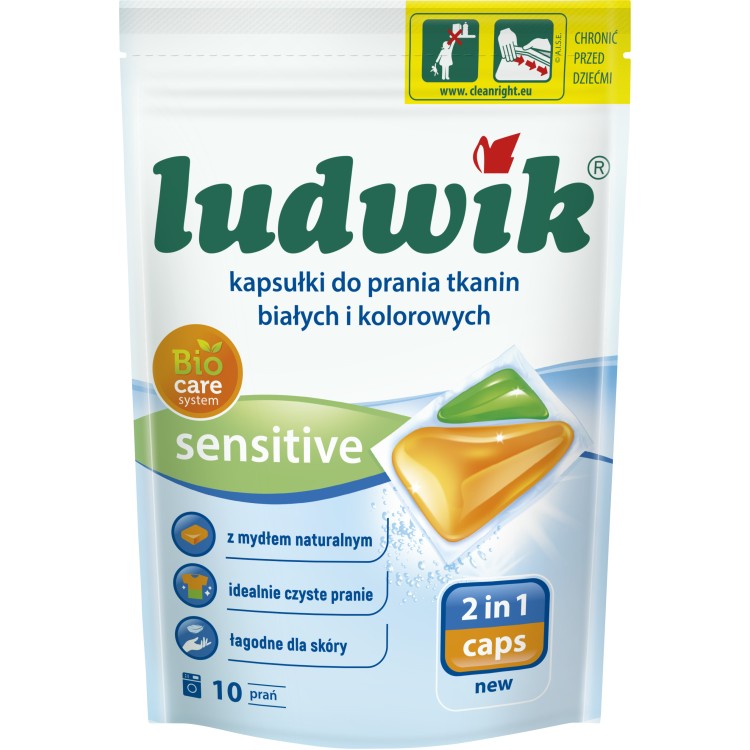 LUDWIK SENSITIVE laundry capsules white&color 10 pcs